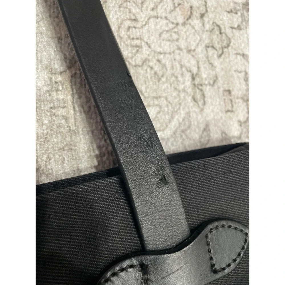 Filson Leather waxed canvas Wool Tote
